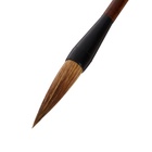 Кисть для каллиграфии, коза, № 8, круглая, деревянная ручка, в блистере - Фото 5