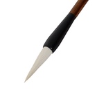 Кисть для каллиграфии, коза, № 4, круглая, деревянная ручка, в блистере 7911970