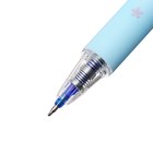 Ручка гелевая со стираемыми чернилами, стержень синий, корпус МИКС - Фото 3