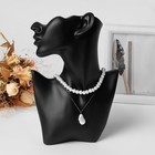 УЦЕНКА Бюст для украшений «QF. Половина лица», отверстие под серьгу, 18×5×26, чёрная - Фото 2