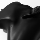 УЦЕНКА Бюст для украшений, пол-лица, отверстие под серьгу, 18×5×26, цвет чёрный - Фото 8