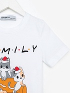Пижама новогодняя детская: футболка, брюки, KAFTAN: Family, бело-красная, рост 110-116 см - Фото 10