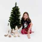 Пижама для девочки новогодняя KAFTAN "Bunny Family", размер 32 (110-116) - Фото 2