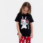Пижама для девочки новогодняя KAFTAN "Bunny Family", размер 32 (110-116) - Фото 3