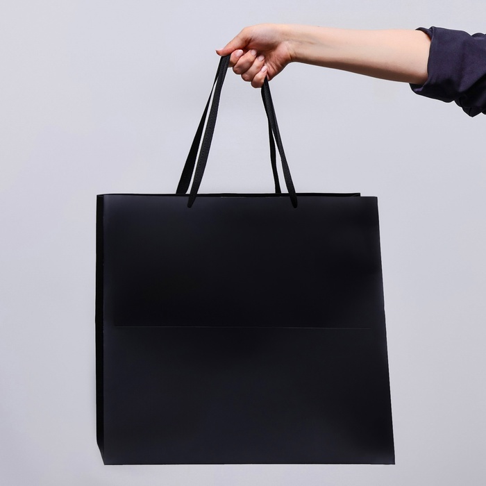 Пакет под торт, чёрный, 40×40×40 см - Фото 1