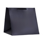 Пакет под торт, чёрный, 40×40×40 см - Фото 2