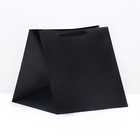 Пакет для торта и коробок, с широким дном, черный, 30×30×30 см - Фото 1