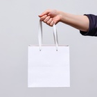 Пакет для торта и коробок, с широким дном, белый, 20×20×20 см - Фото 2