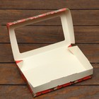 Коробка подарочная складная «Снеговичок», розовая, 20×12×4 см - Фото 5