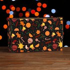 Коробка подарочная складная «Новогодние угощения», 20×12×4 см - Фото 2