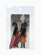 Серьги акриловые «Ножи», окровавленные, красно-белые в чёрном металле  (артикул 7989177)  большой выбор товаров оптом и в розницу по низким ценам с доставкой