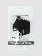 Пяткоудерживатели для обуви, клеевая основа, 10×7.3 см, пара, чёрные - Фото 8