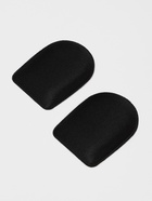 Подпяточники для обуви, клеевая основа, 8×6 см, пара, чёрные - Фото 1