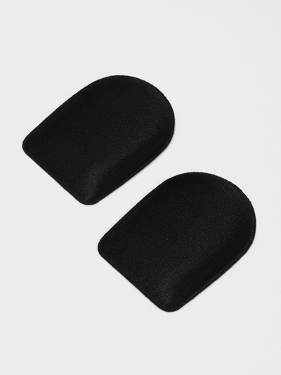 Подпяточники для обуви, клеевая основа, 8×6 см, пара, чёрные