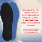 Стельки для обуви, универсальные, р-р RU до 45 (р-р Пр-ля до 45), 28,5 см, пара, цвет чёрный - Фото 3