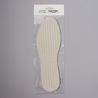 Стельки для обуви, универсальные, с массажным эффектом, р-р RU до 39 (р-р Пр-ля до 39), 25.5 см, пара, белые - Фото 5