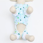 Комбинезон "Конфетка", размер XL, голубой (ДС 27, ОШ 32, ОГ 40 см) - Фото 5