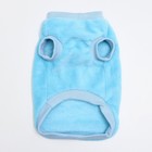 Толстовка для животных  "Ромашка", велсофт, размер M, голубая (ДС 28, ОШ 24, ОГ 38 см) - фото 25272210