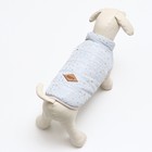 Куртка для собак "Звездный путь", размер XL,серая (ДС 40, ОШ 34, ОГ 50 см) - фото 41444371