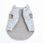 Куртка для собак "Звездный путь", размер XL,серая (ДС 40, ОШ 34, ОГ 50 см) - фото 41444375