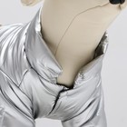 Куртка для собак "Космонавт", размер 14, чёрно-серебряная (ДС 38, ОШ 32, ОГ 46 см) - фото 27338028