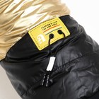 Куртка для собак "Космонавт", размер 8, чёрно-золотая (ДС 24, ОШ 22, ОГ 32 см) - Фото 8