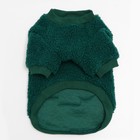 Толстовка для животных "Ёлка", размер M, зелёная (ДС 30, ОШ 26, ОГ 38 см) - фото 27338047