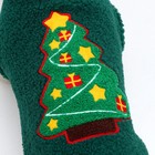 Толстовка для животных "Ёлка", размер M, зелёная (ДС 30, ОШ 26, ОГ 38 см) - фото 27338049