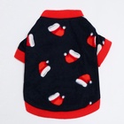 Толстовка для собак «Новогодний колпак», размер S, синяя (ДС 26, ОШ 22, ОГ 34 см) - Фото 8