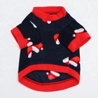 Толстовка для собак «Новогодний колпак», размер M, синяя (ДС 32, ОШ 28, ОГ 46 см) - Фото 7