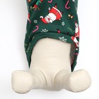 Кофта новогодняя для животных «Подарки», размер S, зелёный (ДС 26, ОШ 22, ОГ 34 см) - Фото 5