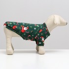 Кофта новогодняя для животных «Подарки», размер L, зелёный (ДС 35, ОШ 30, ОГ 44 см) - Фото 3