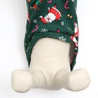 Кофта новогодняя для животных «Подарки», размер L, зелёный (ДС 35, ОШ 30, ОГ 44 см) - Фото 5