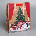 Пакет крафтовый вертикальный «Уют в доме», M 26 × 30 × 9 см - фото 804999356