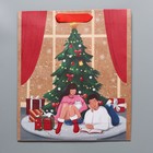 Пакет крафтовый вертикальный «Уют в доме», M 26 × 30 × 9 см - фото 804999358