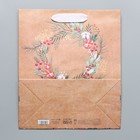 Пакет крафтовый вертикальный «С Новым годом», ML 23 × 27 × 11,5 см - Фото 6