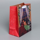 Пакет крафтовый вертикальный «Салюты», MS 18 × 23 × 10 см - Фото 2