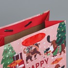 Пакет крафтовый вертикальный «Собачие истории», MS 18 × 23 × 10 см - фото 804999498