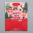 Пакет крафтовый вертикальный «Собачие истории», MS 18 × 23 × 10 см - фото 804999500