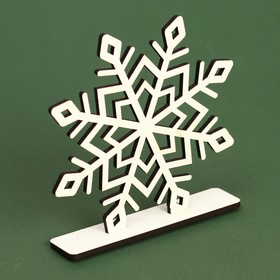Новогодний декор «Снежинка», высота 10,7 см. Ош