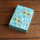 Коробка сборная крышка-дно без окна, "Зайцы", 16,5 х 12,5 х 5,2 см - Фото 3