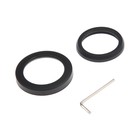 Смеситель для раковины ZEIN ZF-014, скрытого монтажа, картридж керамика 35 мм, латунь, черный - Фото 4