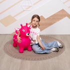 Попрыгун ZABIAKA «Оленёнок», 60 х 23 х 59 см, цвет розовый - Фото 5