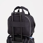 Чемодан на молнии 19", дорожная сумка, цвет чёрный - фото 11965516