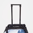 Чемодан на молнии 19", дорожная сумка, цвет чёрный - фото 11965521