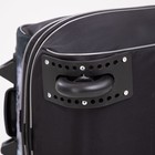 Чемодан на молнии 19", дорожная сумка, цвет чёрный - фото 11965522