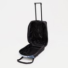 Чемодан на молнии 19", дорожная сумка, цвет чёрный - фото 11965523