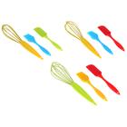 Набор для выпечки Доляна «Лето», 3 предмета: лопатка 18.7 см, кисть 17 см, венчик 26 см, МИКС - Фото 4