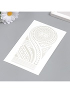 Переводная тату на тело «Полинезийский орнамент», 18×11 см - фото 42878207