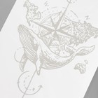 Татуировка на тело синяя "Компас" МИКС 18х11 см - фото 21748121 Татуировка на тело синяя "Компас" МИКС 18х11 см - фото 21748121